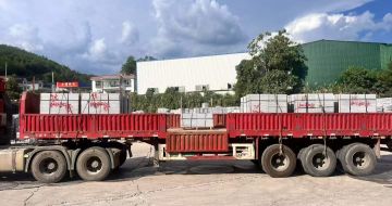 邵阳 芝麻灰花岗岩地铺石出货日常