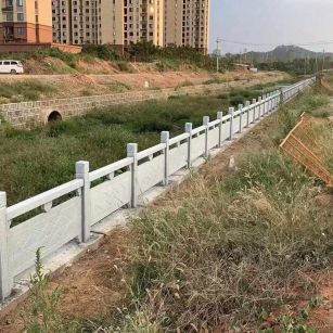 邵阳 白麻河道栏杆效果展示图