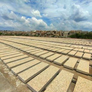 邵阳 黄金麻荔枝面花岗岩石材地铺石防护中