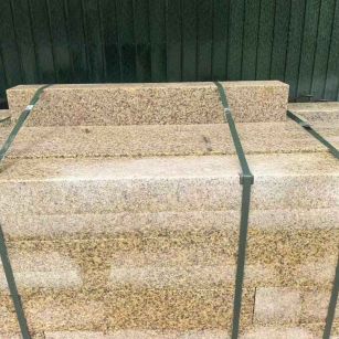 邵阳 黄金麻花岗岩石材机切面栏杆料半成品