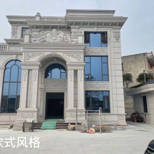 邵阳 白麻花岗岩别墅外墙干挂