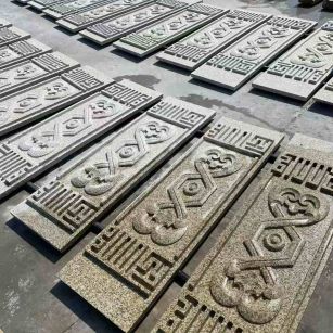 邵阳 黄金麻花岗岩外墙雕刻板