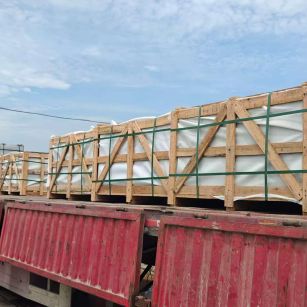 邵阳 芝麻白花岗岩地铺石出口专车-泰国游