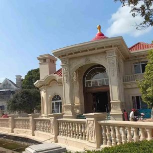 邵阳 黄金麻花岗岩欧式别墅