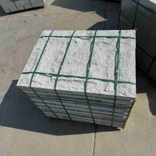 邵阳 白麻花岗岩石材自然面蘑菇石成品