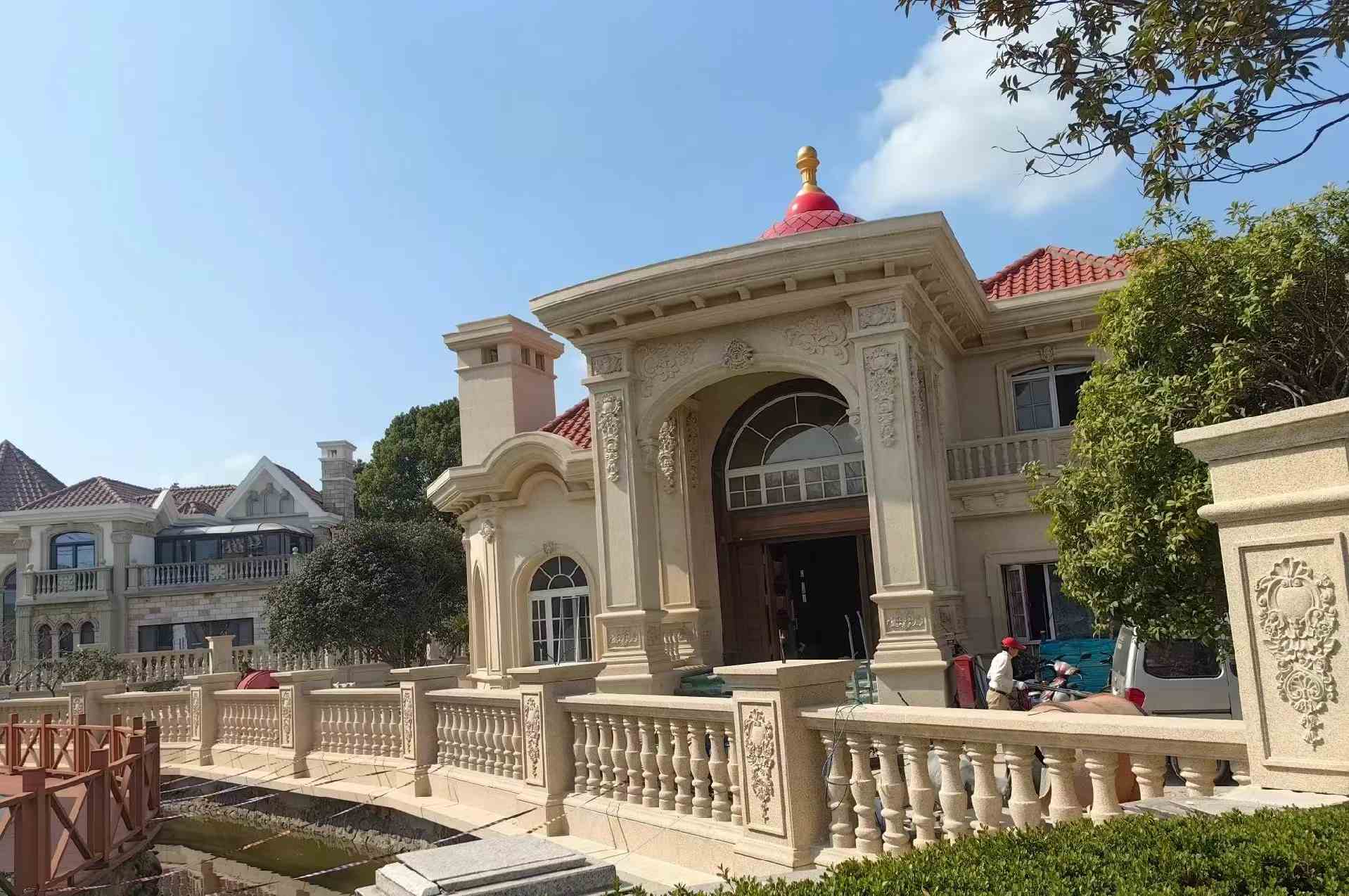 邵阳 黄金麻花岗岩欧式别墅