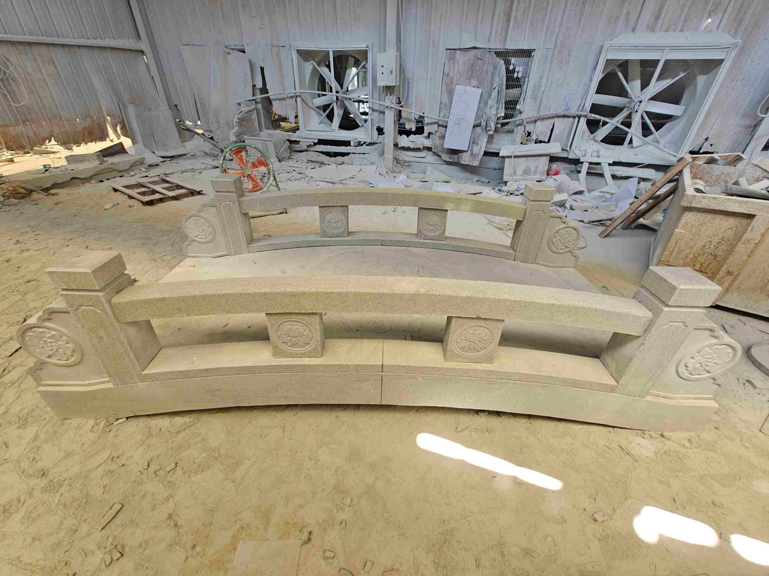 邵阳 芝麻灰花岗岩异形加工-拱桥，石桥