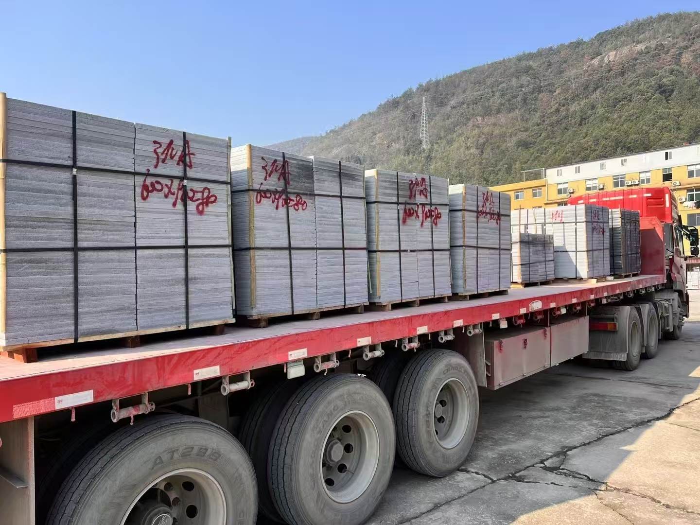 邵阳 芝麻灰地铺石出货日常