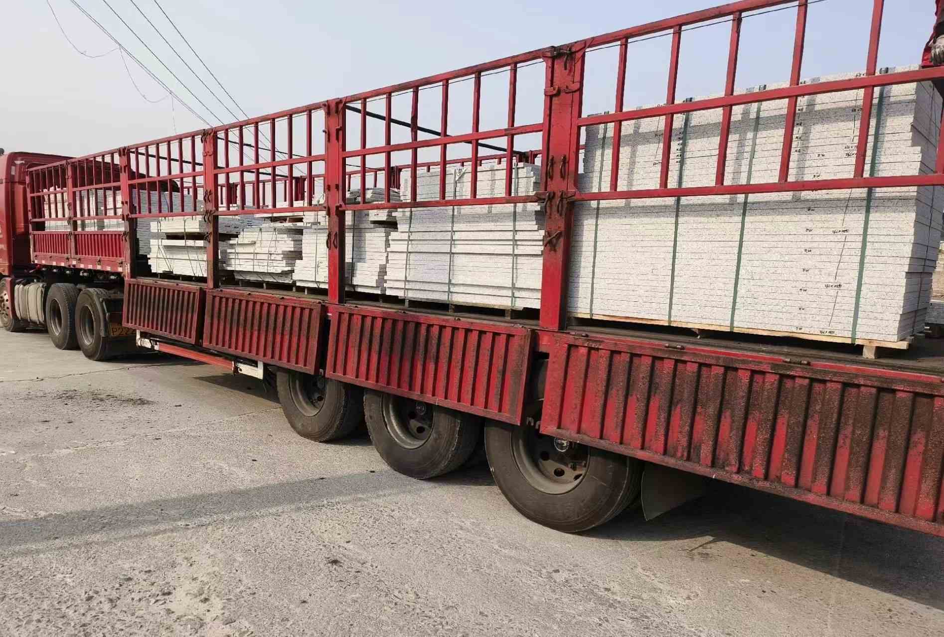 邵阳 白麻荔枝面外墙干挂，工厂装车日常