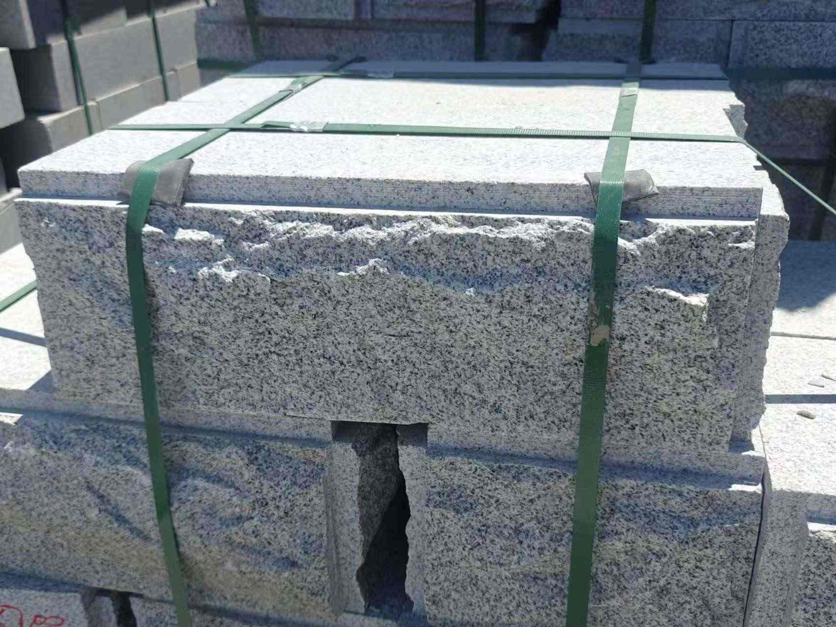 邵阳 芝麻白花岗岩自然面成品