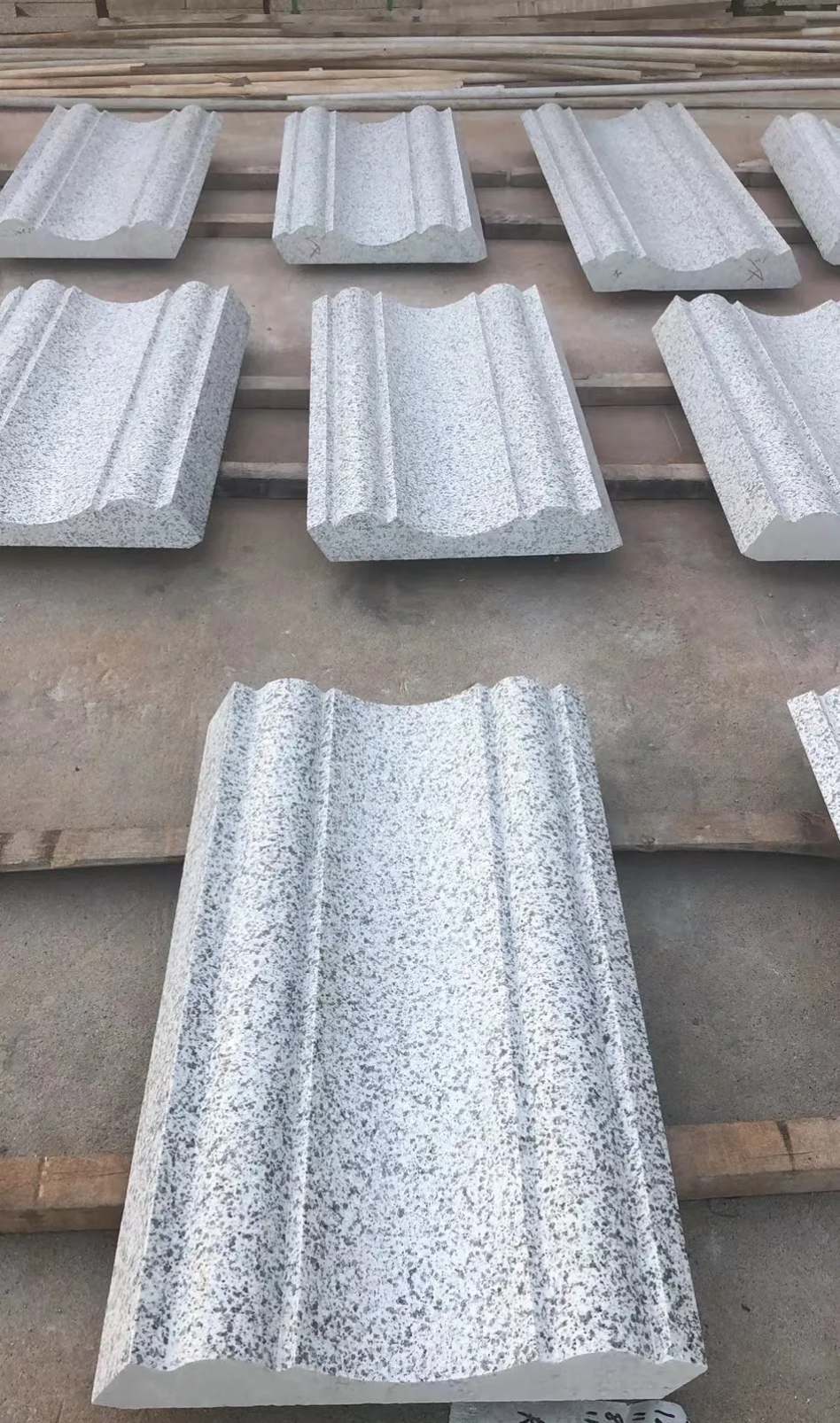 邵阳 白麻花岗岩光面别墅线条