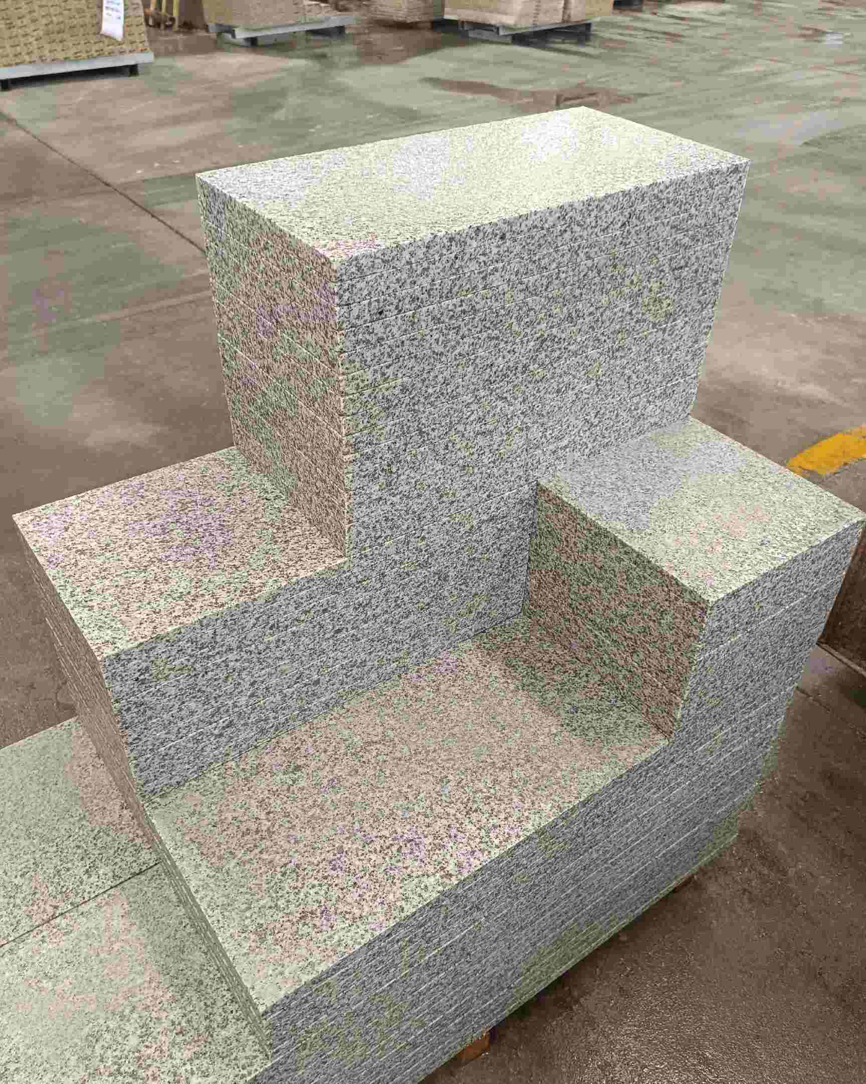 邵阳 白麻花岗岩荔枝面地铺石